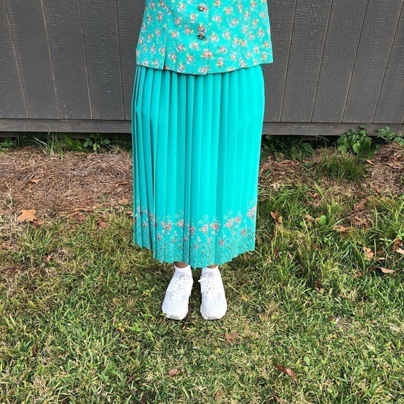 Granny Core 2 piece set size 10 Vintage Leslie Fay - Picture 4 of 14